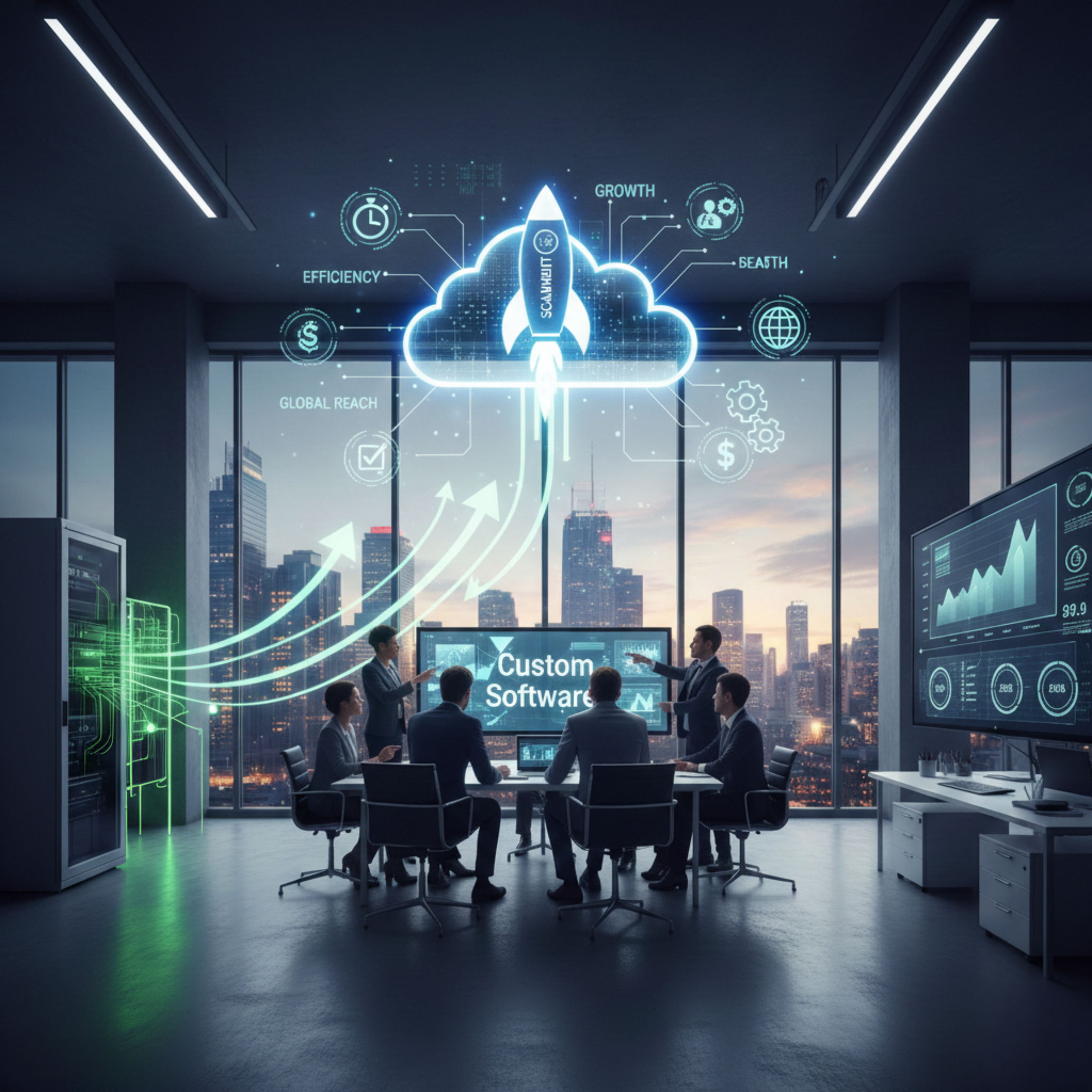 How Custom Software Helps Businesses Scale Faster